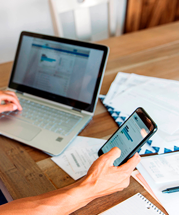 computador y telefono